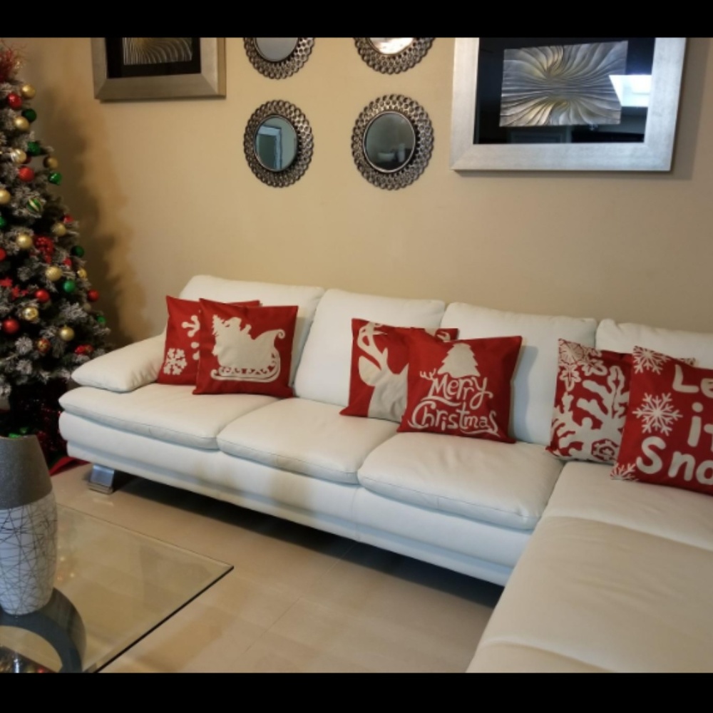 6 PCS Christmas Pillow Covers Decorations